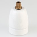 E27 Premium Porzellanfassung glasiert mit Kabel...