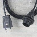 PVC Lampenpendel E14 Bakelit Fassung Teilgewindemantel...