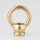 Ringnippel Metall Messing roh 30x37mm M10x1 Innengewinde für Lampen und Leuchtenbau