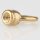 Ringnippel Metall Messing roh 30x37mm M10x1 Innengewinde für Lampen und Leuchtenbau