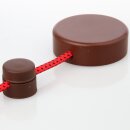 Lampen-Distanz-Aufhänger Affenschaukel braun mit 70x24mm Abzweig-Baldachin