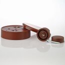 Lampen-Distanz-Aufhänger Affenschaukel braun mit 70x24mm Abzweig-Baldachin