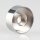 M10x1 Abschlussknopf Deckelknopf 25x10 mm Messing verchromt für Lampen und Leuchtenbau