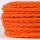 Textilkabel Orange 3-adrig 3x0,75 gedreht verseilt