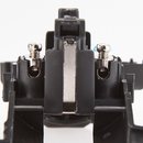 zwei Erdleitersystem Schutzkontakt Winkelstecker seitliche Kabelführung schwarz 250V/16A
