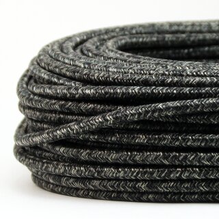 Textilkabel grau meliert 2-adrig 2x0,75...