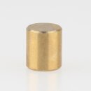 M3 Abschlussknopf Zierknopf 7x8mm zylindrisch Messing für Lampen und Leuchtenbau