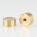M3 Abschlussknopf Zierknopf 10x5mm zylindrisch Messing...