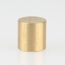 M4 Abschlussknopf Zierknopf 10x10mm zylindrisch Messing für Lampen und Leuchtenbau