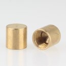 M8x1 Abschlussknopf Zierknopf 10x10mm zylindrisch Messing...