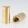 M10x1 Abschlussknopf Zierknopf 12x25mm zylindrisch Messing für Lampen und Leuchtenbau