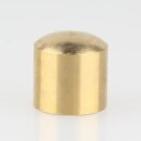 M10x1 Abschlussknopf Zierknopf 12x12mm zylindrisch Messing für Lampen und Leuchtenbau