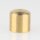 M10x1 Abschlussknopf Zierknopf 12x12mm zylindrisch Messing für Lampen und Leuchtenbau
