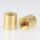 M10x1 Abschlussknopf Zierknopf 12x15mm zylindrisch Messing für Lampen und Leuchtenbau