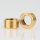 M13x1 AG auf M10x1 IG Länge 7mm Reduzier Gewinde-Adapter Messing