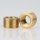 M16x1 AG auf M10x1 IG  Länge 10mm Reduzier Gewinde-Adapter Messing
