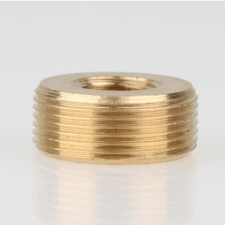 M20x1 AG auf M10x1 IG Länge 8mm Reduzier Gewinde-Adapter Messing