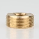 M20x1 AG auf M10x1 IG Länge 8mm Reduzier Gewinde-Adapter Messing
