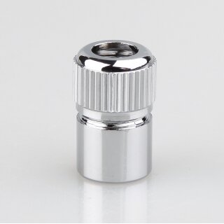 Zugentlastung mit M10x1 Innengewinde für Kabel 12x20mm 3-teilig Metall Messing verchromt