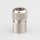 M10x1 IG Zugentlaster Zugentlastung 12x20mm 3-teilig für Kabel Metall Edelstahloptik
