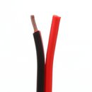 2x0,75 mm² Lautsprecherkabel CCA rot-schwarz