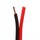 2x0,75 mm² Lautsprecherkabel CCA rot-schwarz