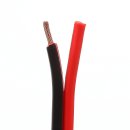 2x1,5 mm² Lautsprecherkabel CCA rot-schwarz