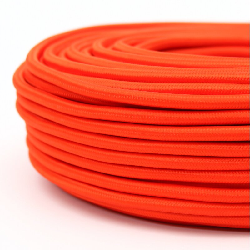 Textilkabel Lampenkabel Stoffkabel 2x0.75mm², Geflochten, Lila