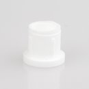 5 x Abschluss-Stopfen weiss Rohr 13 mm außen