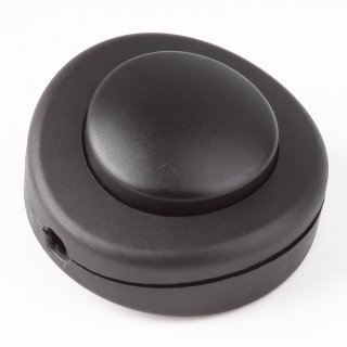 Fuß-Tretschalter Fußschalter Schnurschalter 65x30mm Schwarz 250V/2A für Rundkabel