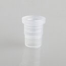 Kabeldurchführungstülle transparent 9x10 mm Durchgang 6 mm