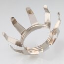 E14 Glashaltefeder Federring Federkorb Metall verzinkt 55x20mm ohne Flansch für Metallfassung