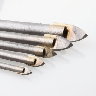 Heller Glas Keramikbohrer-Satz 4, 5, 6, 8, 10mm