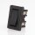 Einbau-Wippschalter schwarz 1-polig EIN/AUS 20x14,2mm 250V/2A Schraubanschluss