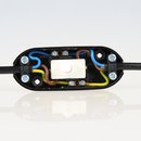 Schnurschalter Schnur-Zwischenschalter schwarz 81x32mm 250V/2A mit Druckschalter