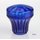 Höpler E14/230V Fassung Diamantschliffkappen-Set blau Schausteller Kirmes Beleuchtung