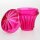 Höpler E14/230V Fassung Diamantschliffkappen-Set pink Schausteller Kirmes Beleuchtung