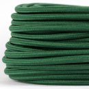 Textilkabel Stoffkabel dunkelgrün 3-adrig 3x0,75...