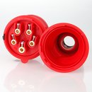 PCE CEE Stecker 5-polig 32A/400V IP44 rot