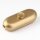 InterBär Schnurschalter Schnur-Zwischenschalter Handschalter gold 81x32mm 250V/2A mit Druckschalter
