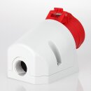 PCE CEE Wand-Steckdose 5-polig 16A/400V IP44 rot/grau