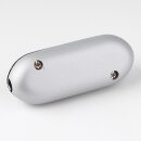InterBär Schnurschalter Schnur-Zwischenschalter Handschalter titan-schwarz silber 81x32mm 250V/2A mit Druckschalter