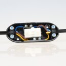 InterBär Schnurschalter Schnur-Zwischenschalter Handschalter titan-schwarz silber 81x32mm 250V/2A mit Druckschalter