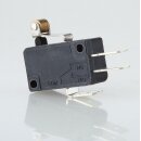 Mikroschalter Wechselschalter 1-polig 16A/250V AC mit kurzem Rollenhebel 15mm lang