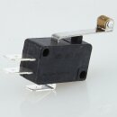 Mikroschalter Wechselschalter 1-polig 16A/250V AC mit langem 28mm Rollenhebel