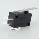 Mikroschalter Wechselschalter 1-polig 16A/250V AC mit geradem Hebel 27mm lang