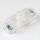 InterBär Schnurschalter Schnur-Zwischenschalter Handschalter transparent 81x32mm 250V/2A mit Druckschalter