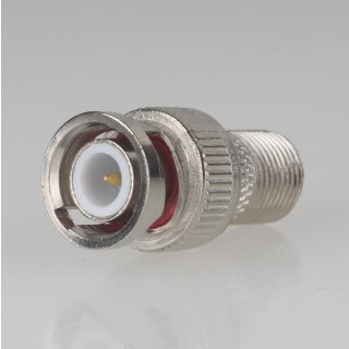 F-Adapter F-Buchse Kupplung auf BNC-Stecker