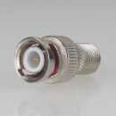 F-Adapter F-Buchse Kupplung auf BNC-Stecker