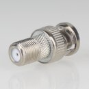 F-Adapter F-Buchse Kupplung auf BNC-Stecker
